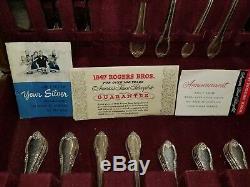 Vintage 1847 Rogers Bros Sixty Piece Silverware Set