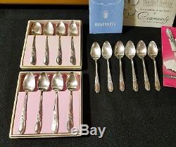 Vintage 1953 Community White Orchid Silverplate Set of 65 Pcs