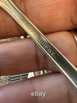 Vintage 54 Piece Oneida Community EVENING STAR Silverplate Flatware Set C