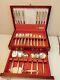 Vintage 57 Pc 1847 Rogers Brothers FLAIR IS Flatware Set Service for 8 1956