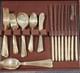 Vintage 57 Piece Oneida Silverplate Sunrise 1934 Setting For 8 & Serving. Read