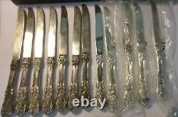 Vintage/Antique ORNATE FB Rogers Silverplate Flatware Set in chest 46 pieces