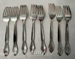 Vintage Community BALLAD 1953 Silver plate Service for 8 Oneida 56 pieces