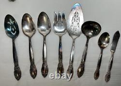 Vintage Community BALLAD 1953 Silver plate Service for 8 Oneida 56 pieces