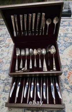 Vintage Community Silver Plate CORONATION Silverware Set -97 Pc-Some HTF Items