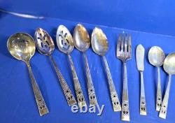 Vintage Community Silver Plate CORONATION Silverware Set -97 Pc-Some HTF Items