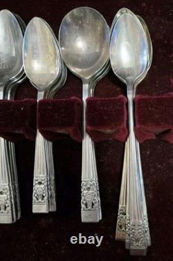 Vintage Community Silver Plate CORONATION Silverware Set -97 Pc-Some HTF Items