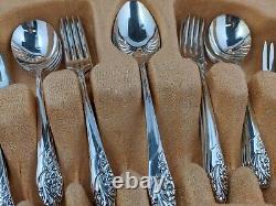 Vintage Evening Star By Community Oneida Silverplate Flatware Set, Service for 8