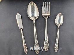Vintage Evening Star By Community Oneida Silverplate Flatware Set, Service for 8