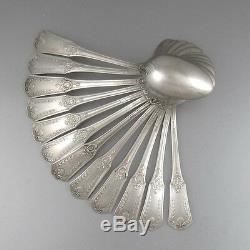 Vintage French SFAM Neoclassic / Empire Style, Silver Plate Flatware Set, 37 pcs