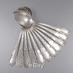 Vintage French Silver Plate Flatware Set for Twelve, 36 pcs, Louis XV Style 1930