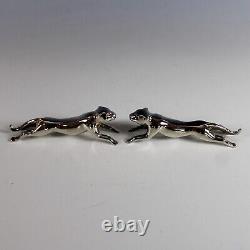 Vintage French Silverplate Knife Rests Cats Porte-Couteau Box Set of 6