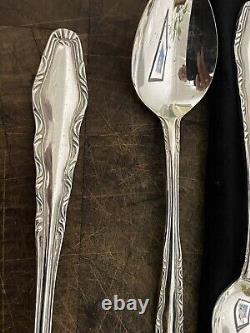 Vintage GROSVENOR Regency 57 Pce Silverplate Cutlery Set
