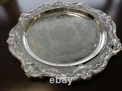 Vintage Gorham Chantilly Silver Plated 4 Pc Tea Set