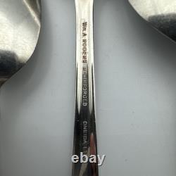 Vintage HARMONY William A. Rogers Silver-plated Silverware Set of 50