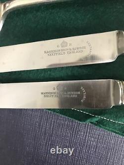 Vintage Harrison & Bros. Howson Flatware Set Celluloid Knife Spoon Fork England
