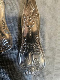 Vintage Italian Silver-Plated Flatware Set (51 Pc) Baroque Ornate Italy