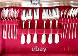 Vintage Oneida Silversmiths Community Heirloom Shell Silverplate Flatware Set