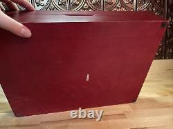 Vintage Queen Elizabeth National Silverplate Flatware Set for 8 & Box Incomplete
