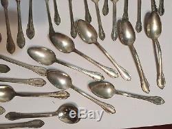Vintage Remembrance Silverplate Silverware Lot Rogers 1847 71 Pieces