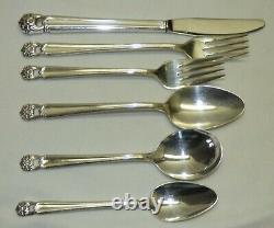 Vintage Rogers Bros Eternally Yours 89 Piece Silver Plate Flatware Set for 12