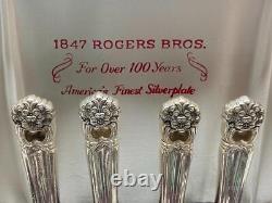 Vintage Rogers Bros Silverplate ETERNALLY YOURS 76 Piece Flatware Set 12 place