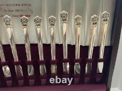 Vintage Rogers Bros Silverplate ETERNALLY YOURS 76 Piece Flatware Set 12 place