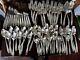 Vintage Set Of 89 WM. A. Roger's Oneida Silver Plated Flatware Brittany Rose