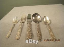 Vtg 52 Pc Set National Silver Co AA Plus NARCISSUS Pattern SilverPlate Flatware