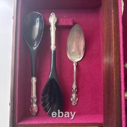 Vtg Reed & Barton English Crown Silver Plate Flatware 1968 Mirrorstele Incomplet