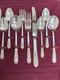 Vtg Wm Rogers Mist Marigold Silverplate Flatware Complete Set 50 Pcs (serves 8)