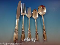 White Orchid By Community Plate Silverplate Flatware Set Service 12 64 Pcs