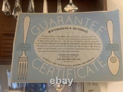 WM Roger's Silver plated Flatware Set Cadence Serving Pieces Included