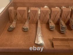WM Roger's Silver plated Flatware Set Cadence Serving Pieces Included