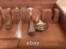 WM Roger's Silver plated Flatware Set Cadence Serving Pieces Included