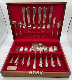 WM Rogers A1 Plus silver flatware set 34 Pieces With Certificate