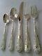 WM Rogers & Son Enchanted Rose 41 Silverplate Pieces Flatware Set
