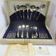 WM Rogers Tableware Flatware Service for 12 Spoons Knives Forks Servers 69pcs