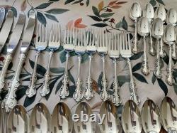 WM Rogers Troy Pattern Silverware 45 Service Pieces