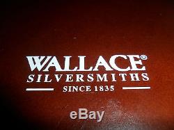 Wallace Silversmith Box Plus Solingen 24K Gold Plated 13 Pc Flatware Service Set