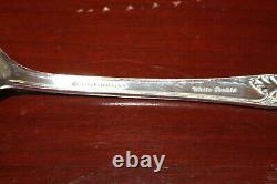 White Orchid Community Silver Plate Flatware Service for 8 + Serving Pieces