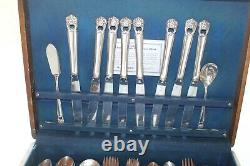 Wm A Rogers 1847 Silverplate Flatware Eternally Yours 54 Piece Set for 8
