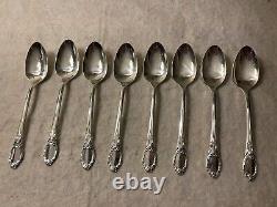 Wm. A. Rogers Silver Plate 42-pc Set In Wood Case
