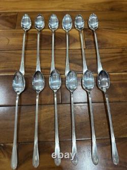 Wm Rogers International Silver Fascination Silver Plated Silverware 115pc COA