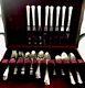 Wm Rogers Overlaid IS Silverplate TREASURE Flatware Set, 57 pcs, 1940's, with Case