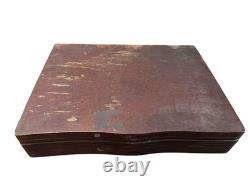 Wm Rogers Precious 1957 Silverplate Flatware Set Service for 8 Complete with Box