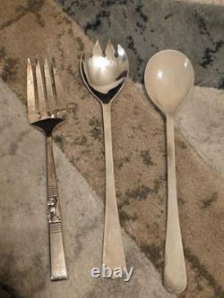 Wm. Rogers Silverplate Flatware Set with Wooden Case, Community, Oneida, Tiffany