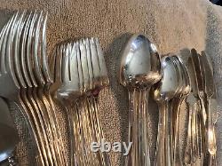 Wm Rogers & Son AA La France 1920 Silverplate For 6, Six Pc. Place Setting NICE