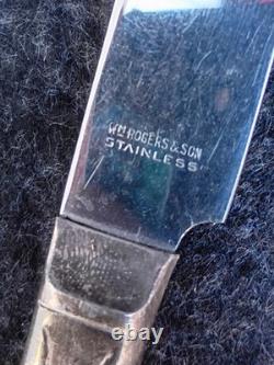 Wm. Rogers & Son Exquisite Silverplate Flatware Set 83 Pc with Wood Chest