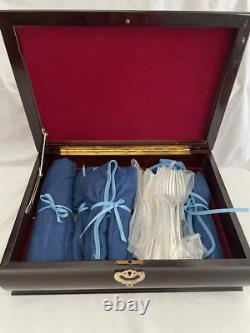 Wm Rogers & Son Gardenia IS Silver Plate Set 85 Pieces with Chest 1941